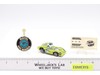 Porsche 917 Lime Green 1969 1970 Redline Hot Wheels Mattel Vtg w/Button & Decals