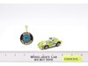 Porsche 917 Lime Green 1969 1970 Redline Hot Wheels Mattel Vtg w/Button & Decals