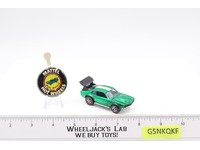 Mighty Maverick GREEN 1969 1970 Hot Wheels Redline Mattel RL w/ Spoiler & Button