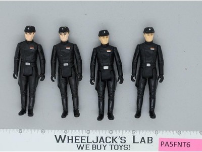 Lot of 4 Star Wars Imperial Commanders 1970s-80s Kenner Figures