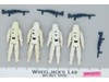 Lot of 4 Star Wars Hoth Snowtrooper Stormtroopers 1980s Kenner Action Figures