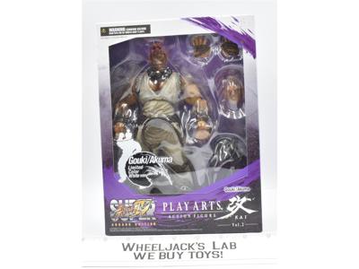 Play Arts Kai Street Fighter Super IV Arcade Edition Gouki Akumi LTD WHITE NEW