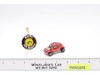 Custom Volkswagen Red 1967 1968 Hot Wheels Mattel Vintage Redline RL w/ Button