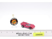 Lola GT70 Creamy Pink Rose 1969 Redline Hot Wheels Mattel Vintage RL w/ Button