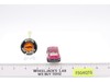 Custom Mustang Rose Pink WHITE INT 1968 Redline Hot Wheels Mattel Vtg w/ Button