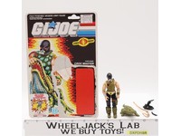 Croc Master V1 100% Complete W/ 34 Cardback G.I. Joe 1987 Hasbro Vintage Figure