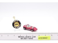 Silhouette Creamy Pink Rose 1968 Redline Hot Wheels Mattel Vtg RL w/ Button