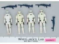 Lot of 4 Star Wars Imperial Stormtroopers 1980s Kenner Vintage Action Figures