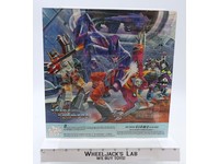Superion Insert Poster Glow In The Dark 1985 G1 Transformers Vintage