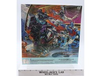 Trypticon Insert Poster Glow In The Dark 1986 G1 Transformers Vintage