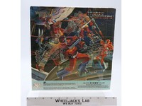 Rodimus Prime Insert Poster Glow In The Dark 1986 G1 Transformers Vintage