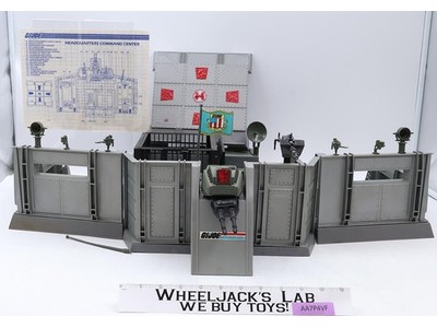 Headquarters Command Center 100% Complete GI Joe 1983 Hasbro Vintage Playset