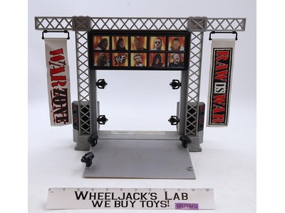 Titan Tron Live Stage Entrance WWF Sound & Lights Work WWF Jakks 1999 Wrestling