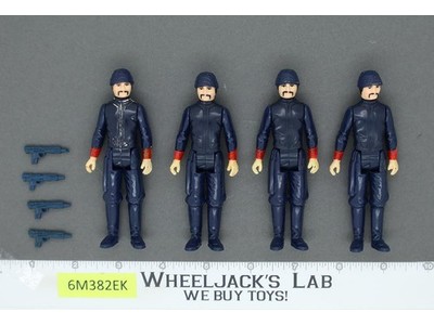 Lot of 4 Bespin Security Guard WHITE Complete Star Wars ESB 1980 Kenner NO REPRO