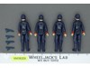 Lot of 4 Bespin Security Guard WHITE Complete Star Wars ESB 1980 Kenner NO REPRO