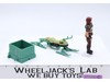 Zartan W/ Chameleon Swamp Skier GI Joe 1984 Hasbro Vintage Action Figure Vehicle