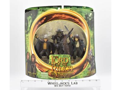 Merry &amp; Pippin Moria Orc The Fellowship of the Ring MOSC NEW LOTR Toybiz