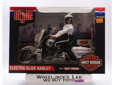 Electra Glide Harley Police GI Joe 2001 Hasbro 12" Action Figure NEW SEALED