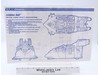 Cobra Rat 1991 ORIGINAL Instructions Blueprints G.I. Joe Hasbro Action Figure
