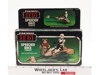 Speeder Bike 100% Complete W/Box Star Wars ROTJ 1983 Kenner Figure Vehicle