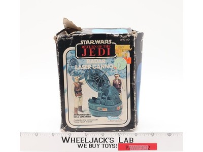 Tri-Pod Laser Cannon 100% Complete W/Box + INSERT Star Wars ROTJ 1983 Vehicle