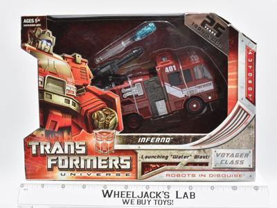 Inferno Voyager Class 25th Anniversary MISB Universe 2008 Transformers Hasbro