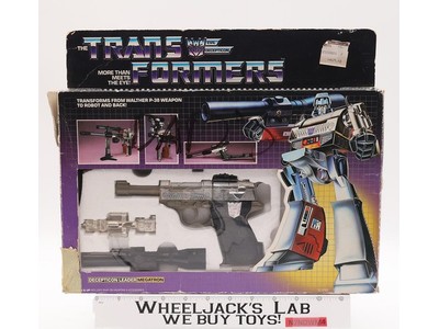 Megatron 100% Complete W/BOX & INSERT G1 Transformers Hasbro 1984 Figure