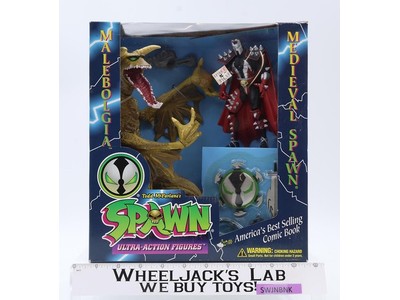 Medieval Spawn vs Malebolgia Spawn 1995 Todd Toys Action Figure NEW SEALED