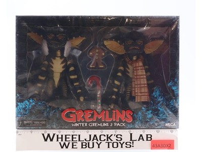 Gizmo With Barney Gremlins 2015 Funko Super7 ReActionFigures NEW MOSC SEALED