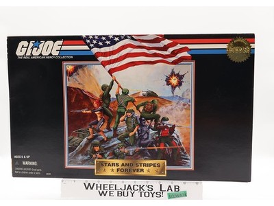 Stars and Stripes Forever GI Joe 1997 Hasbro Action Figure Set NEW MIB