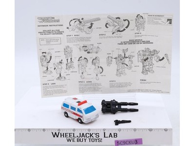 Protectobot First Aid 100% Complete 1986 G1 Transformers Hasbro Vintage