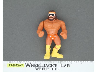 Macho Man Randy Savage 100% Complete 1990 WWF Wrestling Hasbro Vintage Figure
