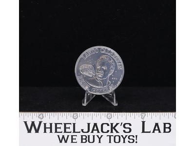 General Lando Calrissian Collectors Coin Last 17 Star Wars 1984 Kenner Vintage