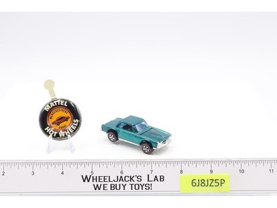 Mercedes Benz 280SL AQUA 1969 Redline Hot Wheels Mattel Vintage RL w/ Button