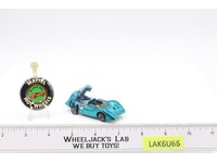 McLaren M6A  Aqua 1968 1969 Redline Hot Wheels Mattel Vtg RL w/ Button USA