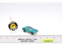 Custom AMX Aqua 1968 1969 Redline Hot Wheels Mattel Vintage RL w/ Button USA