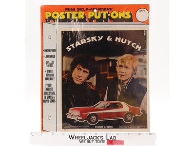 Starsky & Hutch Mini Self-Adhesive Poster Put-Ons 1976 Spelling-Goldberg NEW