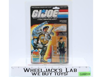 Dial Tone CAS GRADED 80+ 90/80/85 GI Joe 36-Back 1986 Hasbro Figure SEALED