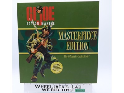 GI Joe Action Marine Masterpiece Edition Vol. 3 1996 Hasbro Deluxe Book & Figure