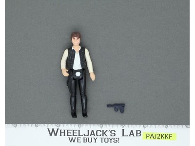 Han Solo BIG HEAD 100% Complete Star Wars 1977 Kenner Action Figure NO REPRO