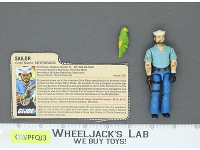 Shipwreck V1 G.I. Joe 1985 Hasbro Vintage Action Figure