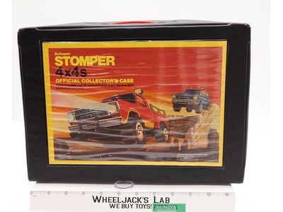 Stompers 4x4 Official Collector's Case W/ Tray 1981 Schaper Vintage Black