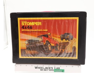 Stompers 4x4 Official Collector's Case Black W/ Tray 1981 Schaper Vintage