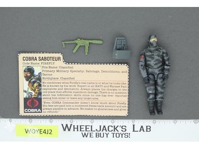 Firefly V1 G.I. Joe 1984 Hasbro Vintage Action Figure