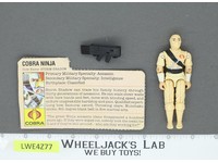 Storm Shadow V1 G.I. Joe 1984 Hasbro Vintage Action Figure