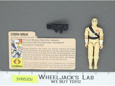 Storm Shadow V1 G.I. Joe 1984 Hasbro Vintage Action Figure