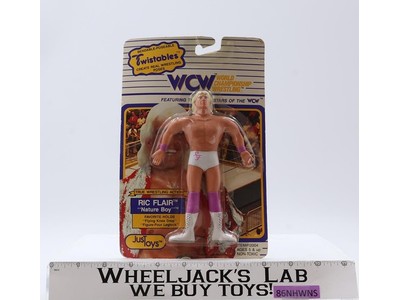 Ric Flair WCW Wrestlign Bend-Ems 1990 JusToys Action Figure NEW SEALED