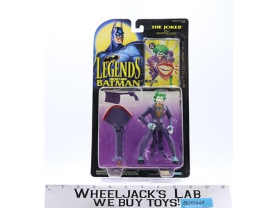 The Joker W/ Snapping Jaw Legends of Batman 1994 Kenner Figure NEW MOSC SEALED
