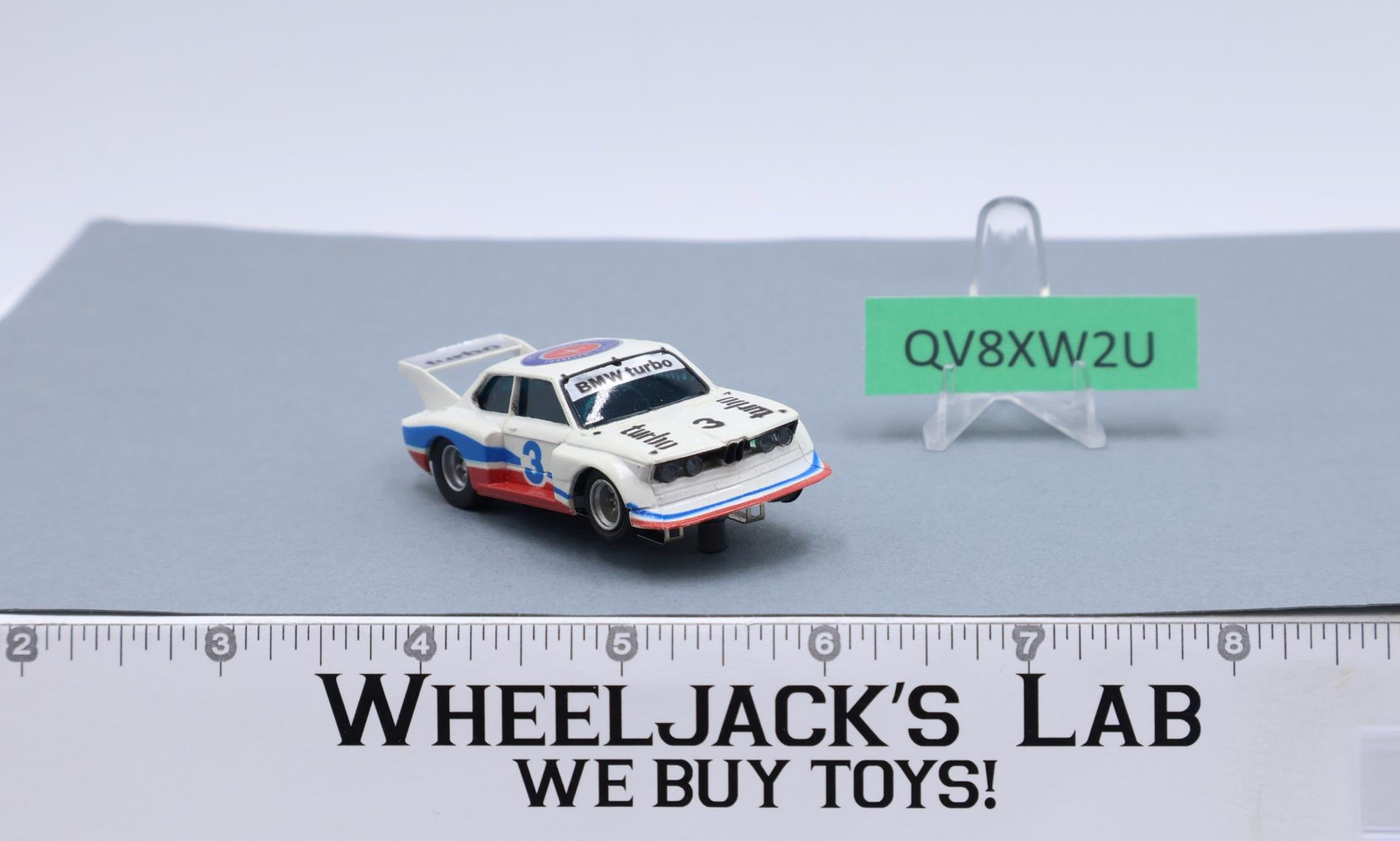 Aurora AFX BMW 320I Turbo #3 Road Racer Magnatraction Slot Car