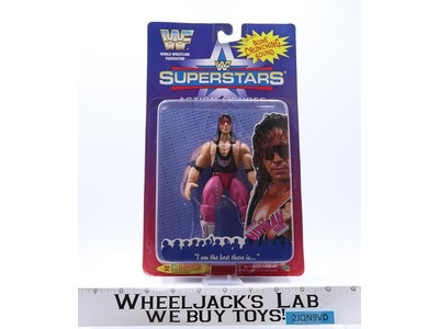 Bret Hitman Hart WWF Wrestling Superstars 1996 Jakks Pacific Figure NEW SEALED
